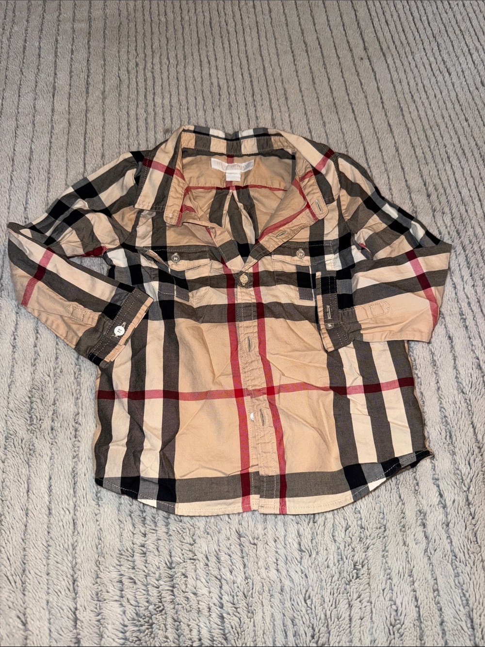 Burberry Boys' Plaid Button-Down Shirt